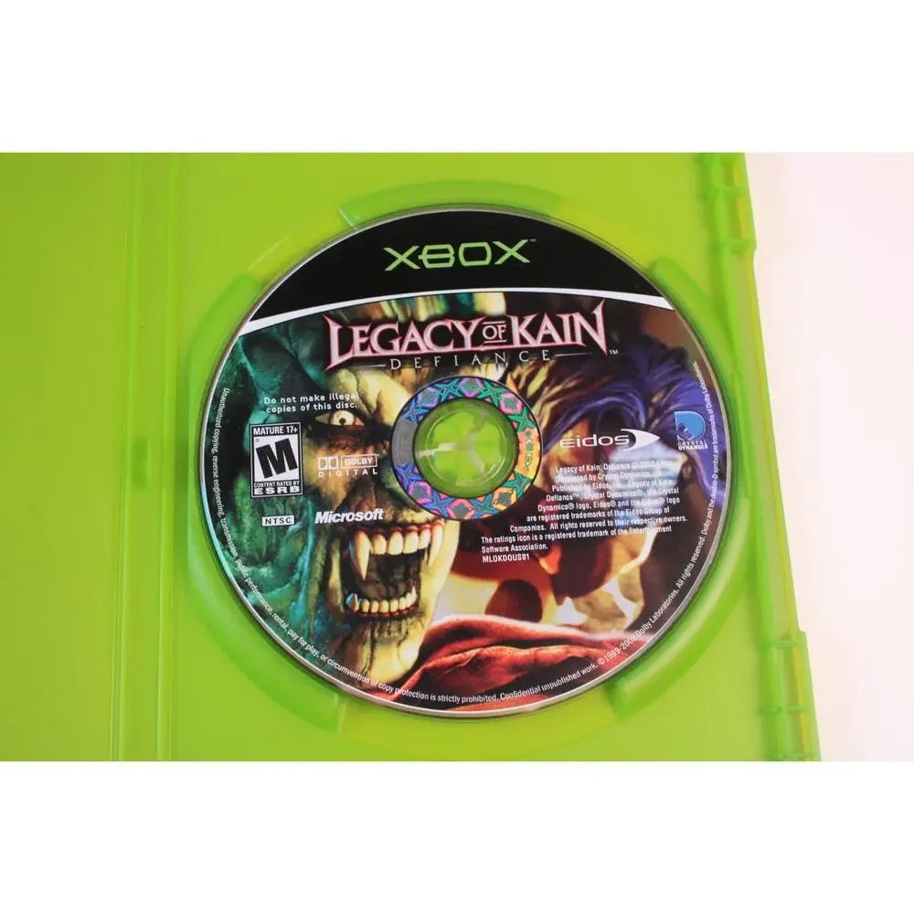 Legacy of Kain: Defiance (Microsoft Xbox, 2003) Authentic, Tested/Works